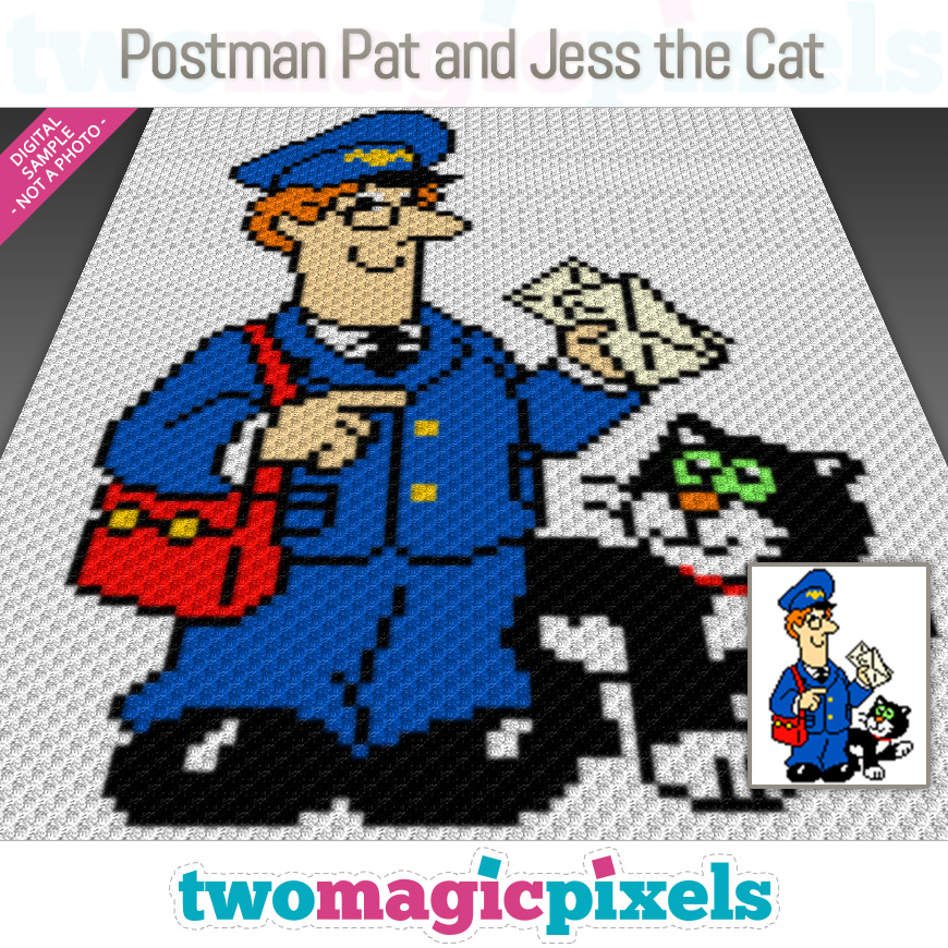 Postman Pat and Jess the Cat by Two Magic Pixels