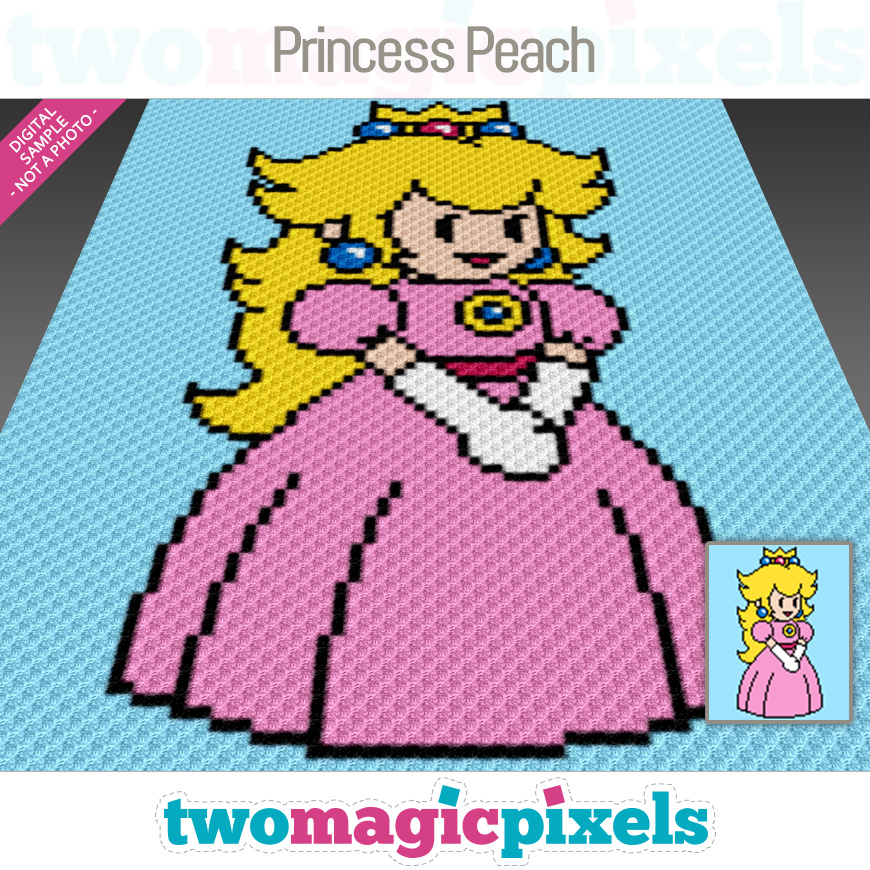 Princess Peach by Two Magic Pixels