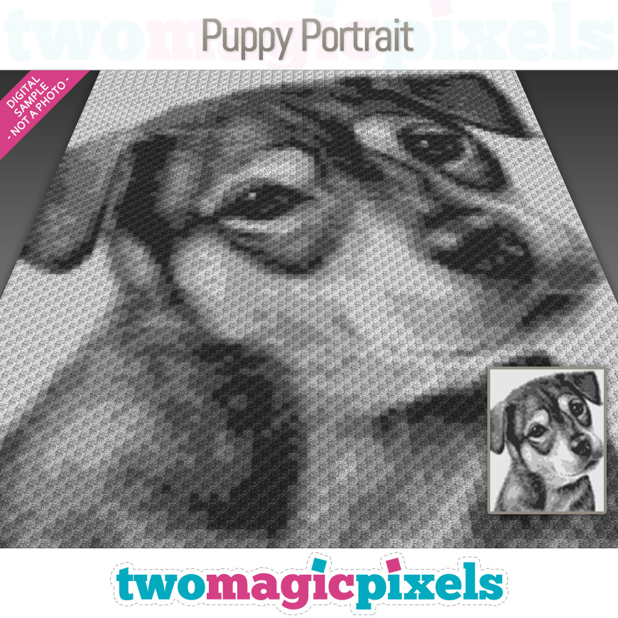 Puppy Portrait by Two Magic Pixels
