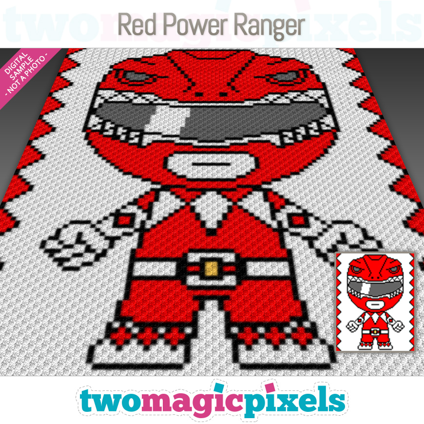 Red Power Ranger by Two Magic Pixels