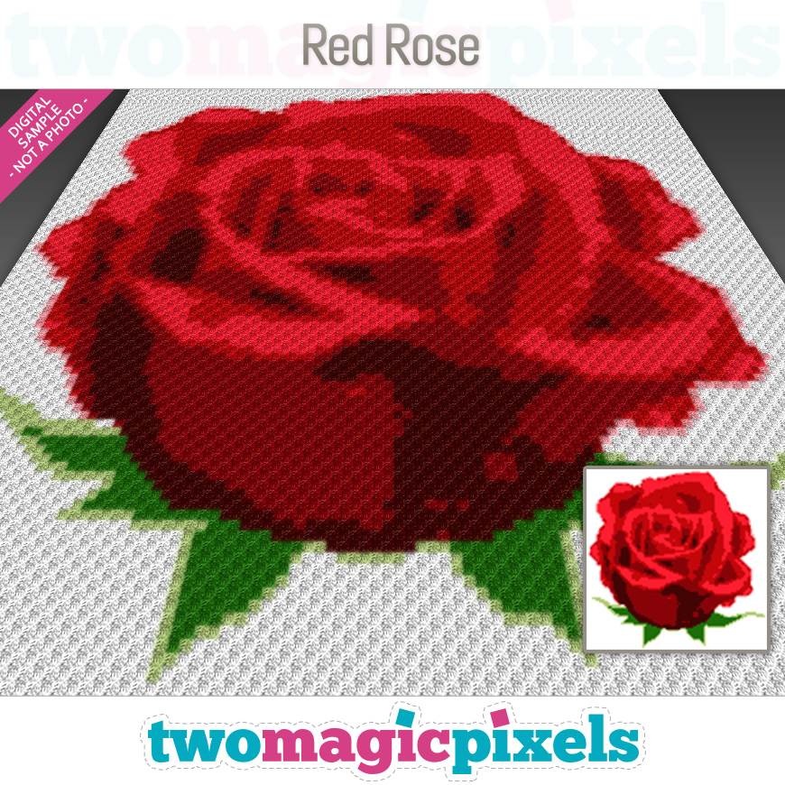 Red Rose by Two Magic Pixels