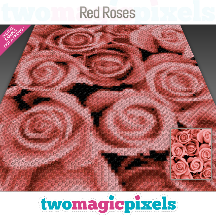 Red Roses by Two Magic Pixels