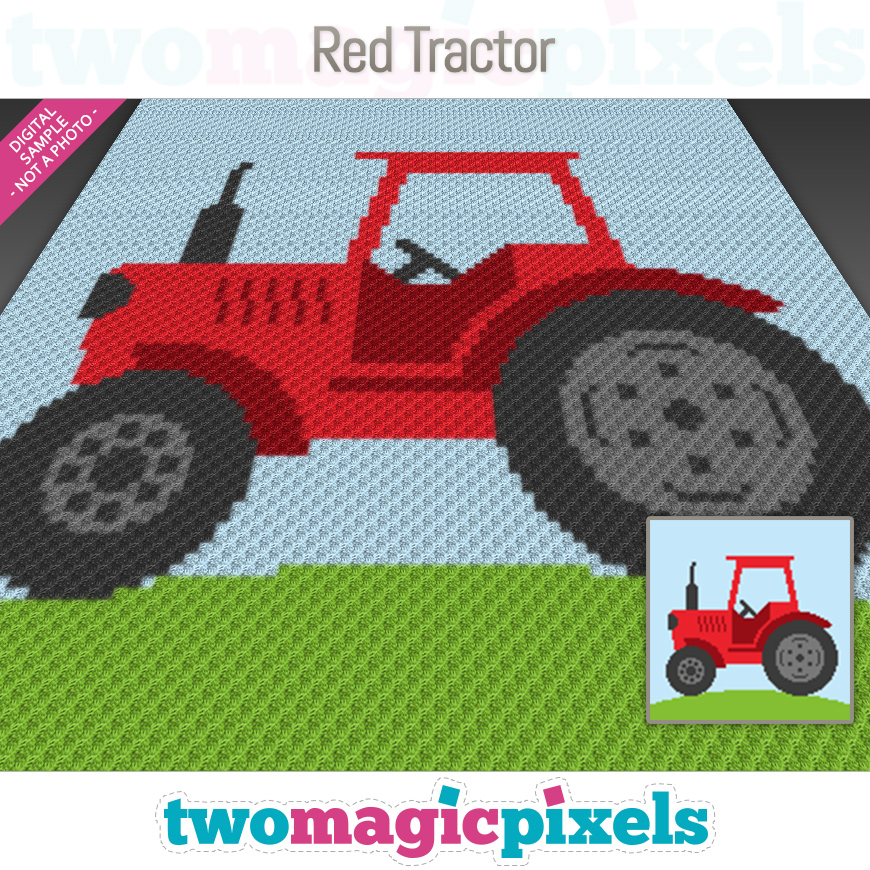 Red Tractor by Two Magic Pixels