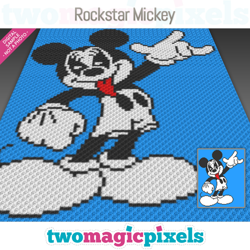 Rockstar Mickey by Two Magic Pixels
