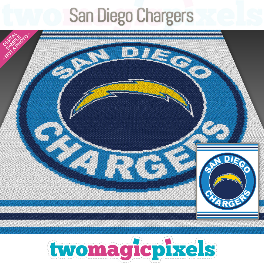 San Diego Chargers by Two Magic Pixels