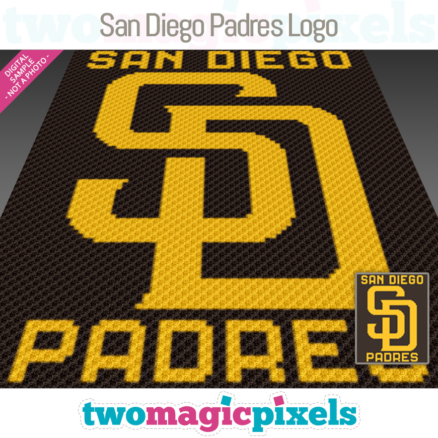 San Diego Padres Logo by Two Magic Pixels