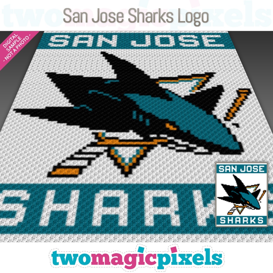 San Jose Sharks Logo by Two Magic Pixels