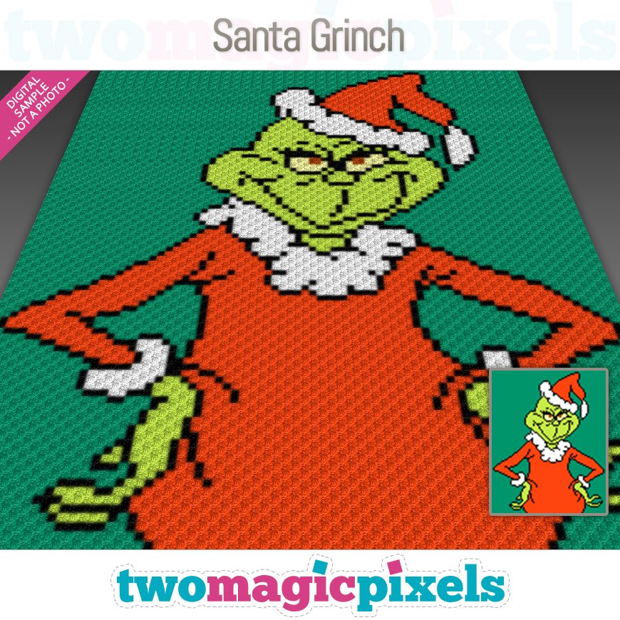 Santa Grinch by Two Magic Pixels