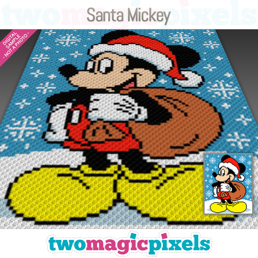Santa Mickey by Two Magic Pixels