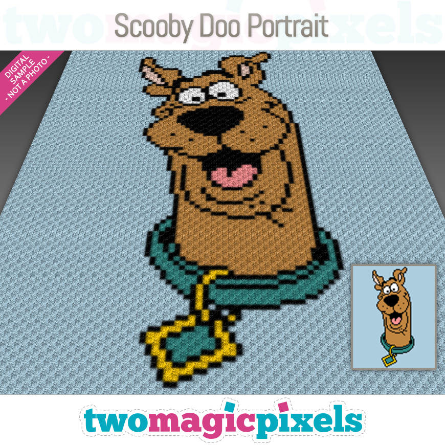 Scooby Doo Portrait by Two Magic Pixels