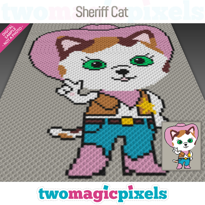 Sheriff Cat by Two Magic Pixels