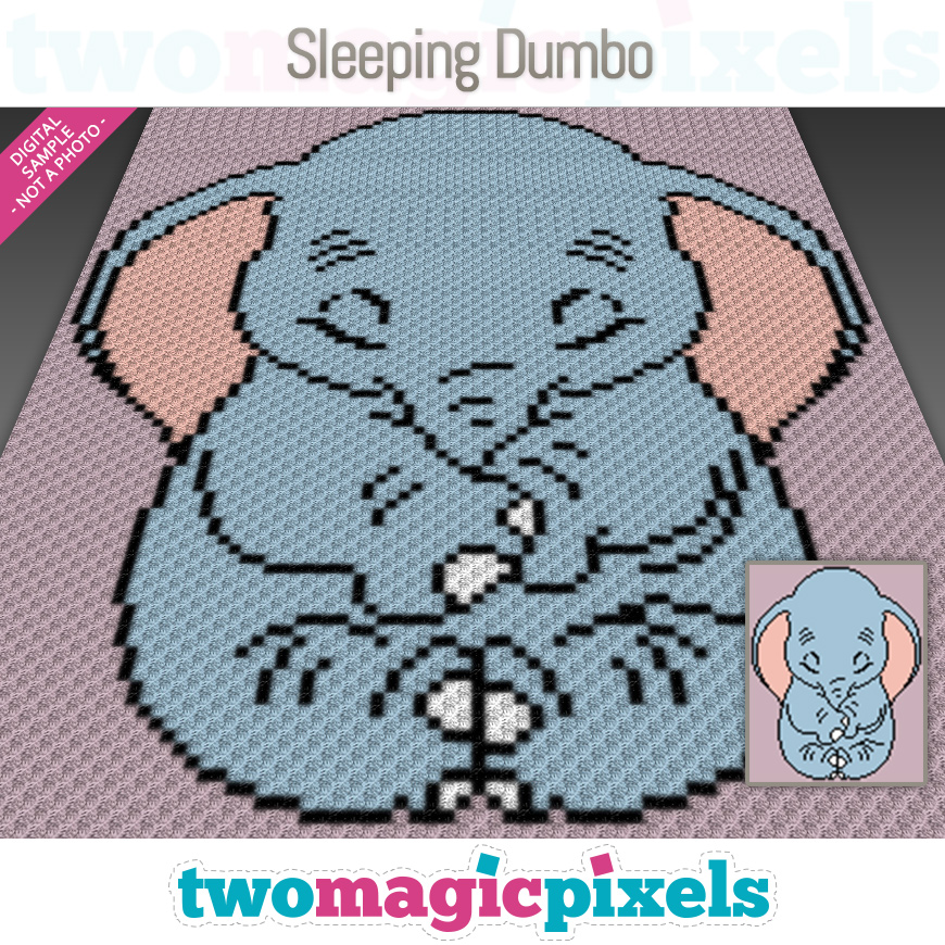 Sleeping Dumbo by Two Magic Pixels