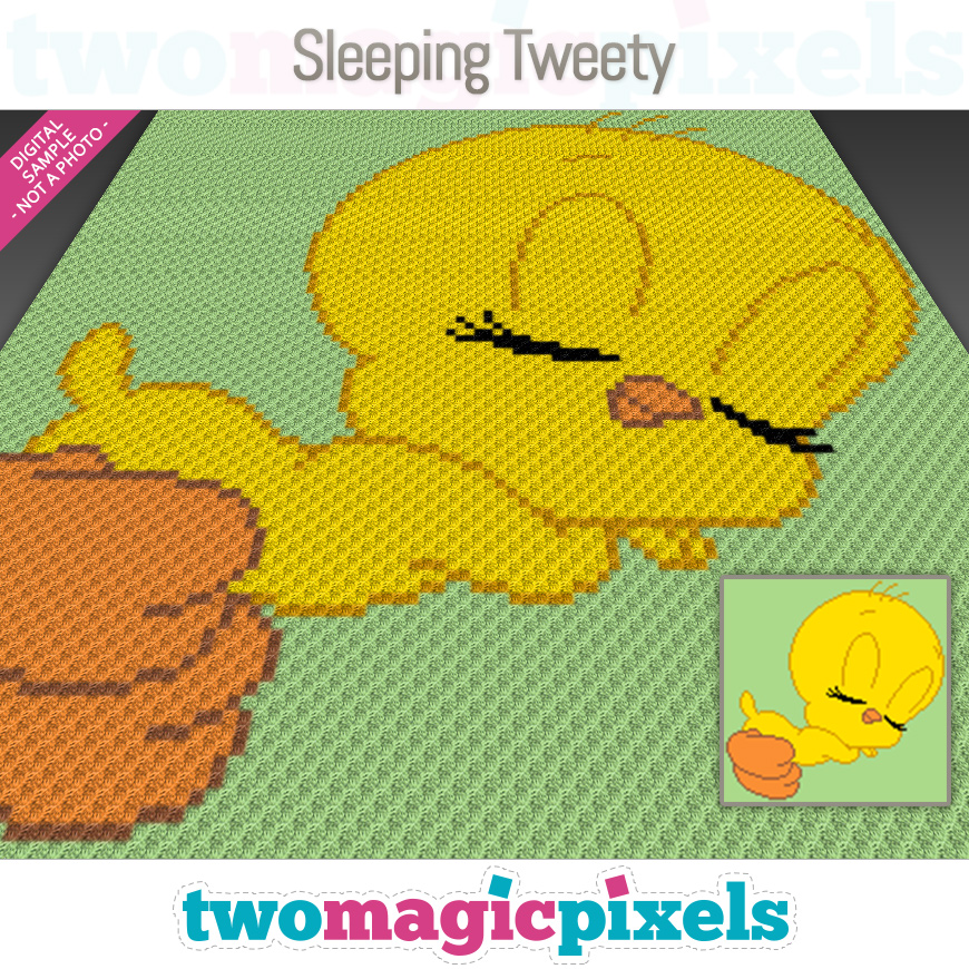 Sleeping Tweety by Two Magic Pixels
