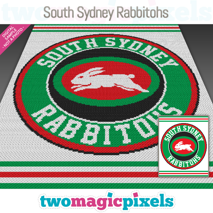 South Sydney Rabbitohs by Two Magic Pixels