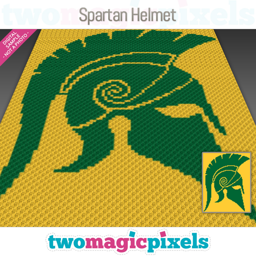 Spartan Helmet by Two Magic Pixels