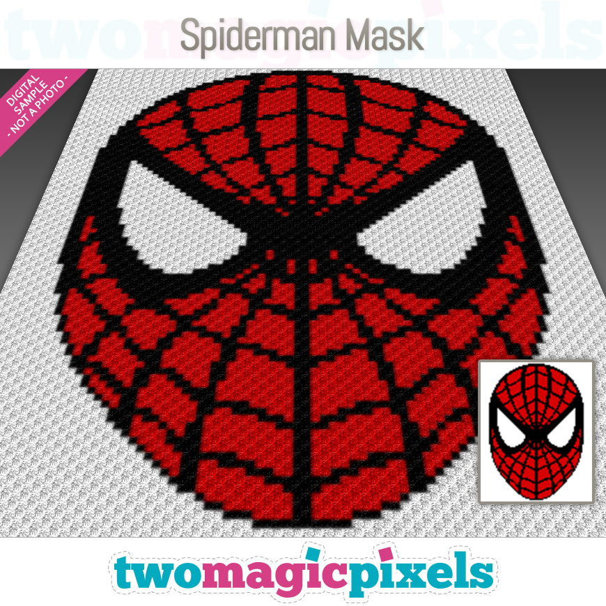 Spiderman Mask by Two Magic Pixels