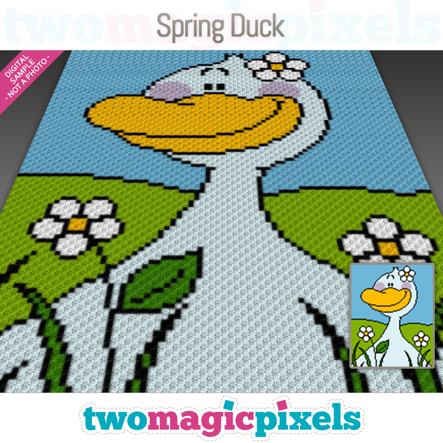 Spring Duck by Two Magic Pixels