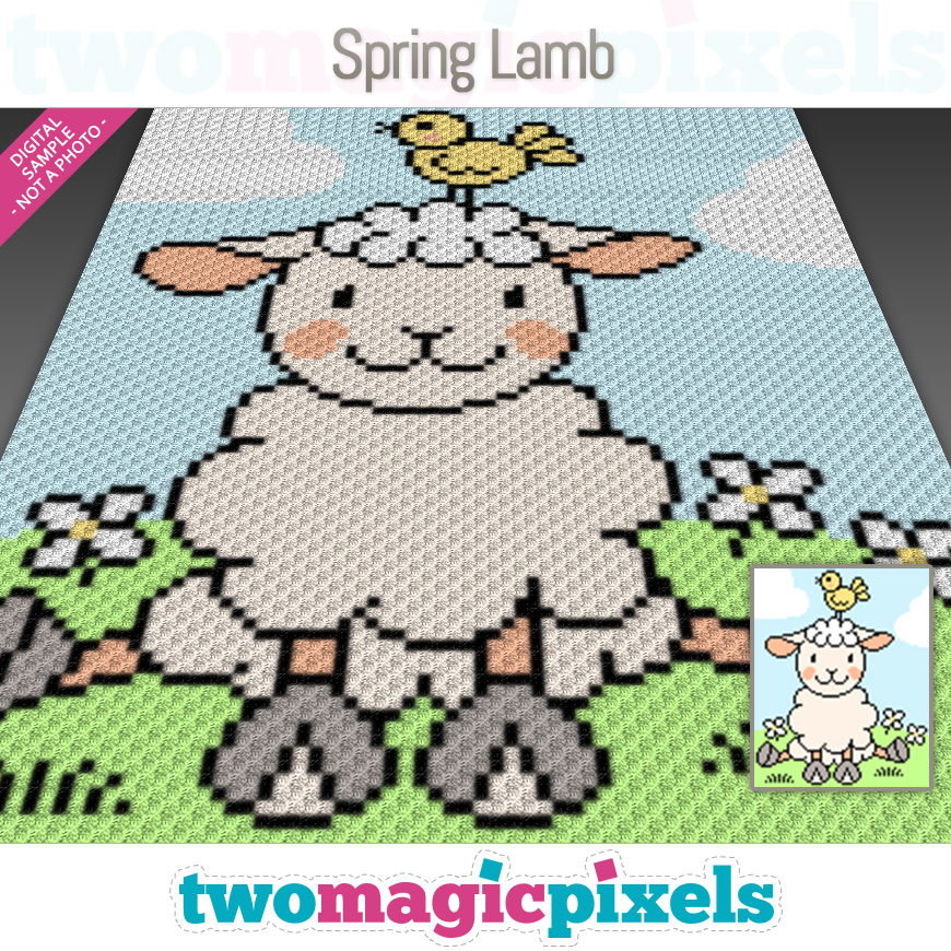 Spring Lamb by Two Magic Pixels