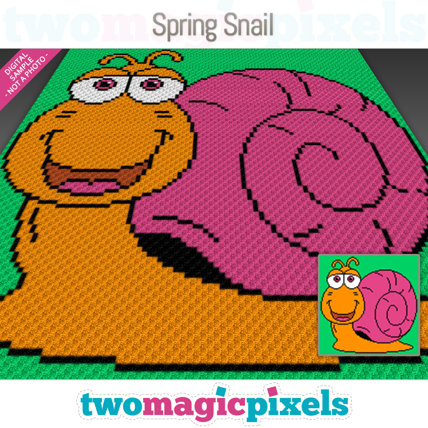 Spring Snail by Two Magic Pixels