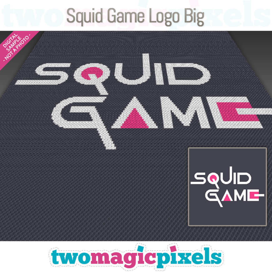Squid Game Logo Big by Two Magic Pixels