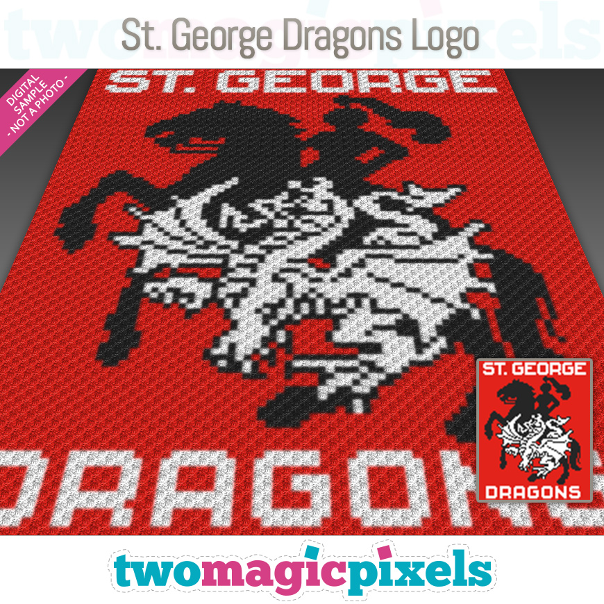 St. George Dragons Logo by Two Magic Pixels
