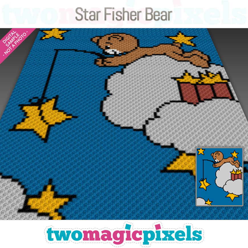 Star Fisher Bear by Two Magic Pixels