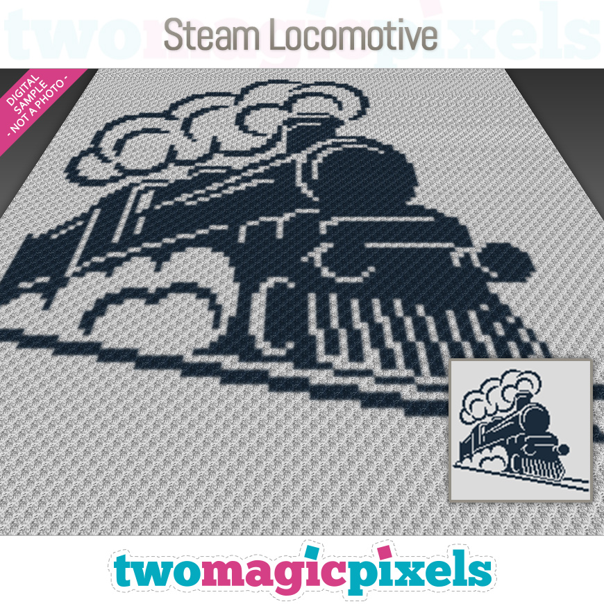 Steam Locomotive by Two Magic Pixels