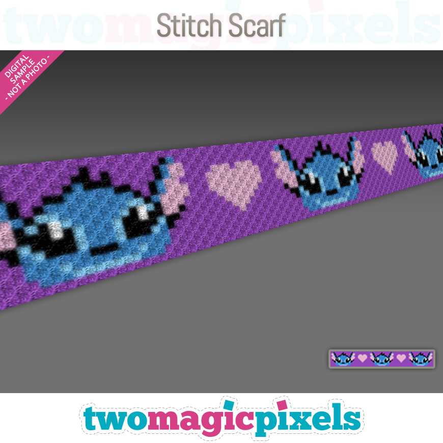 Stitch Scarf by Two Magic Pixels