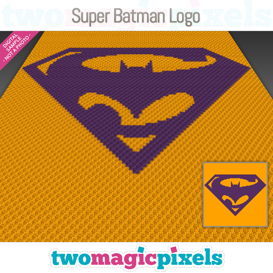 Super Batman Logo by Two Magic Pixels