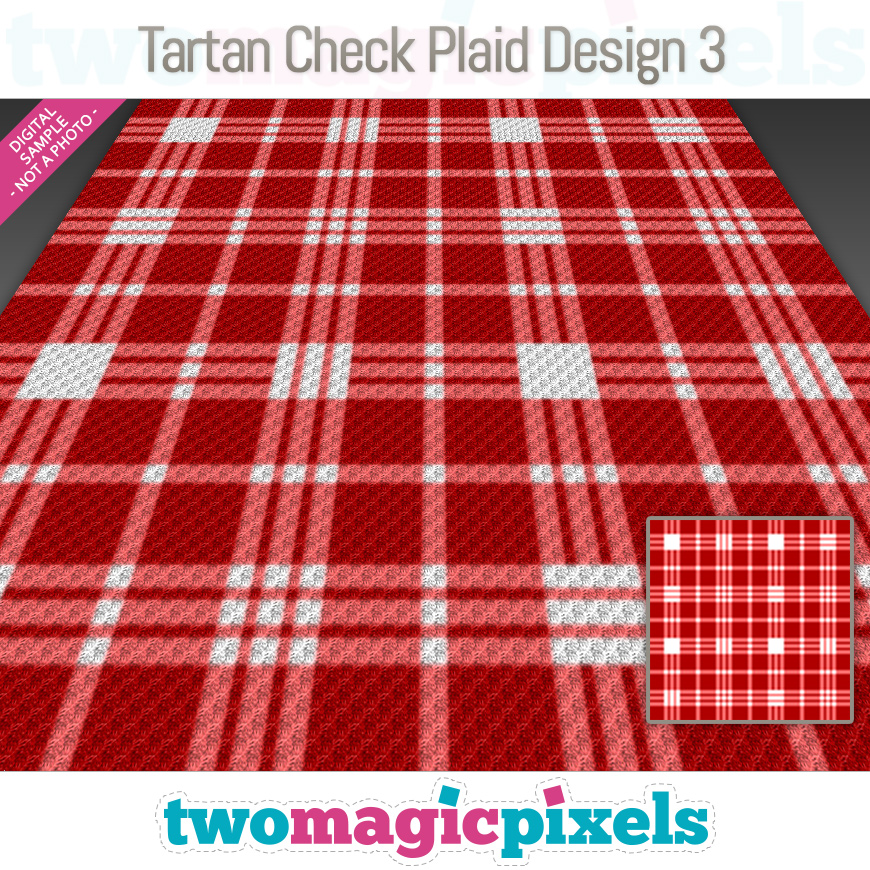 Tartan Check Plaid Design 3 by Two Magic Pixels