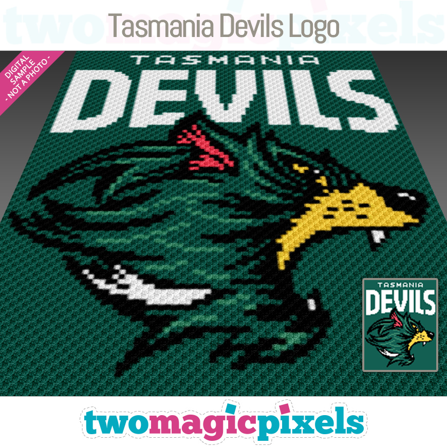 Tasmania Devils Logo by Two Magic Pixels