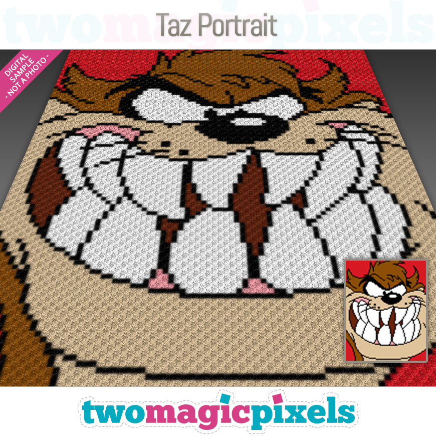 Taz Portrait by Two Magic Pixels