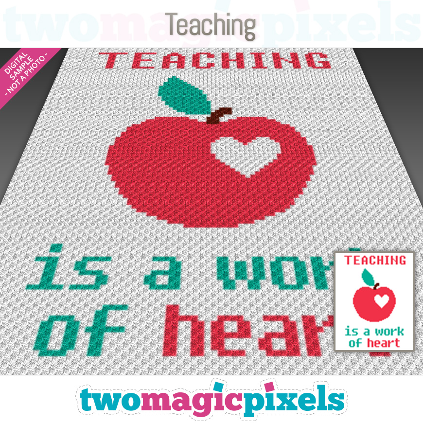 Teaching by Two Magic Pixels