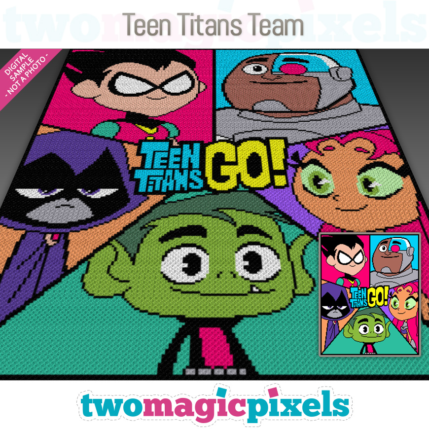 Teen Titans Team by Two Magic Pixels