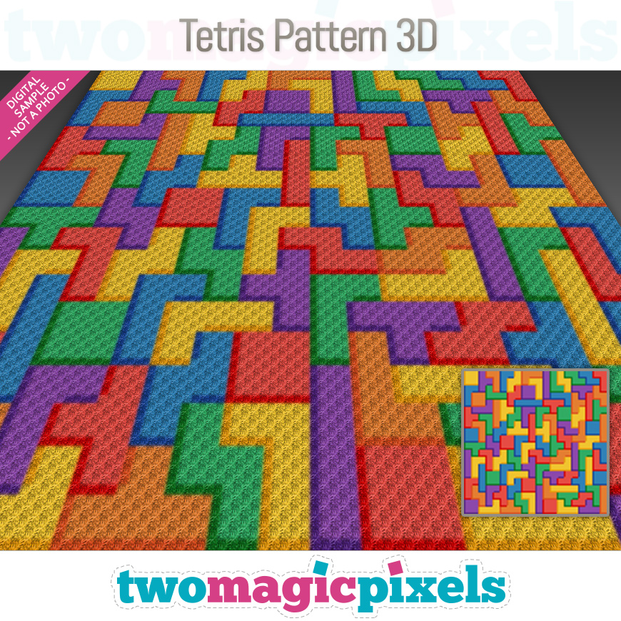 Tetris Pattern 3D by Two Magic Pixels