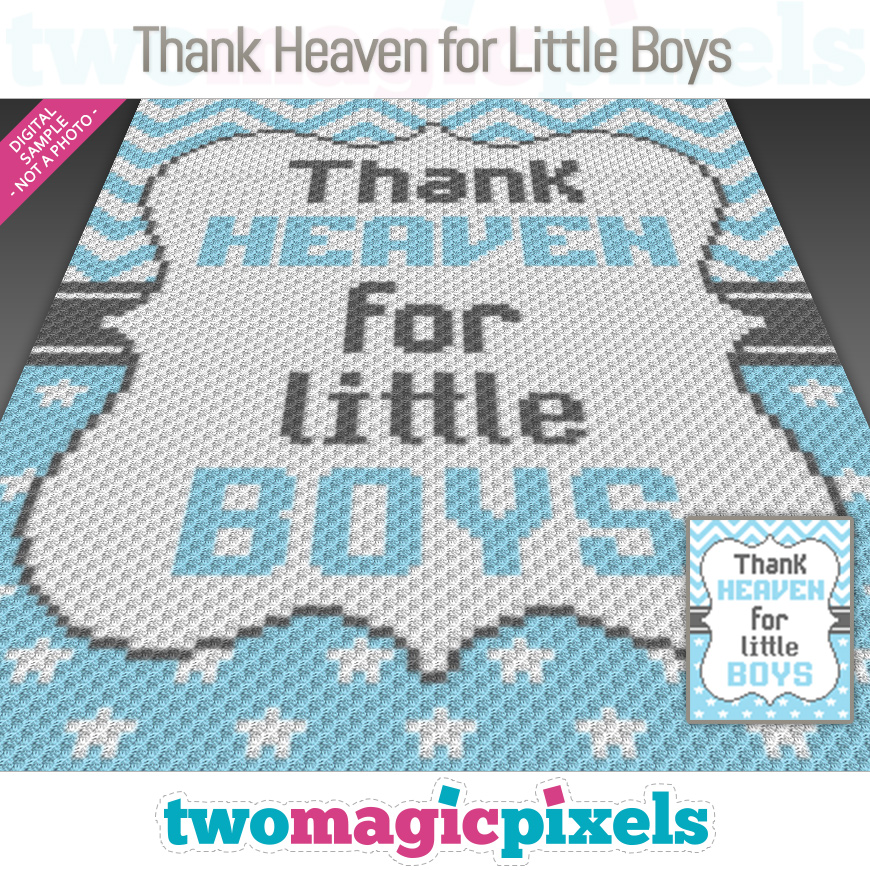 Thank Heaven for Little Boys by Two Magic Pixels
