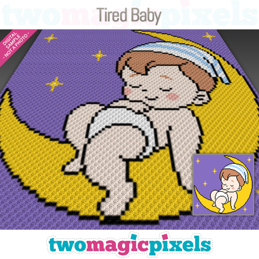 Tired Baby by Two Magic Pixels
