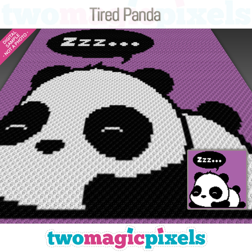 Tired Panda by Two Magic Pixels
