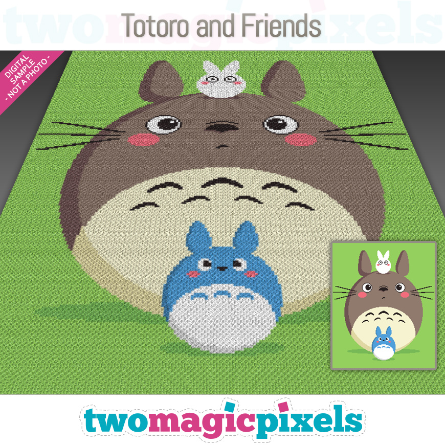 Totoro and Friends by Two Magic Pixels