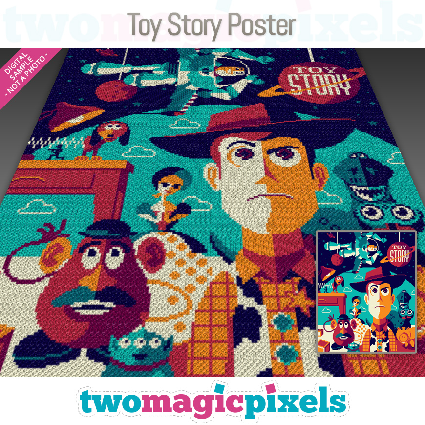 Toy Story Poster by Two Magic Pixels
