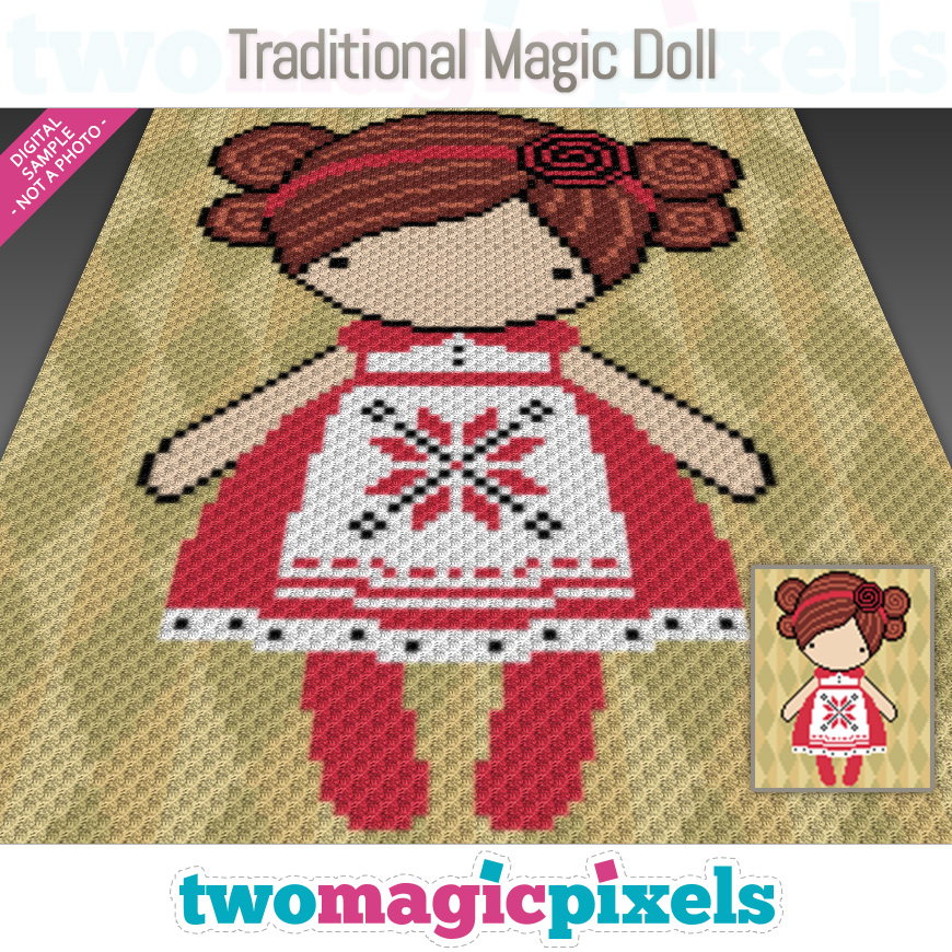 Traditional Magic Doll by Two Magic Pixels