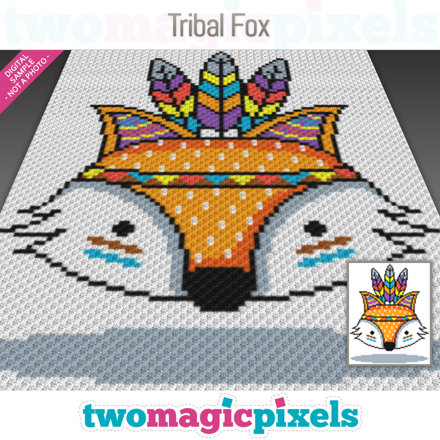 Tribal Fox by Two Magic Pixels