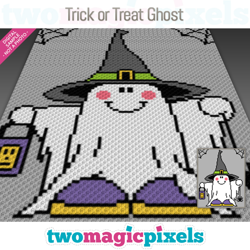 Trick or Treat Ghost by Two Magic Pixels