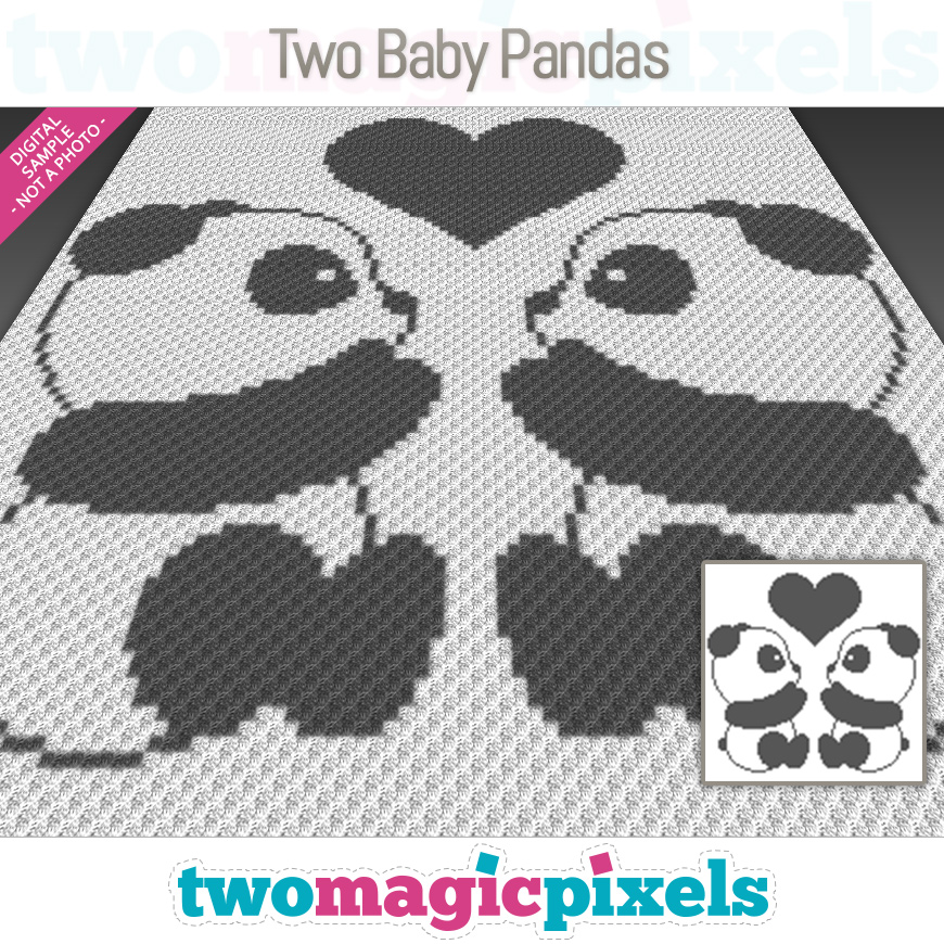 Two Baby Pandas by Two Magic Pixels