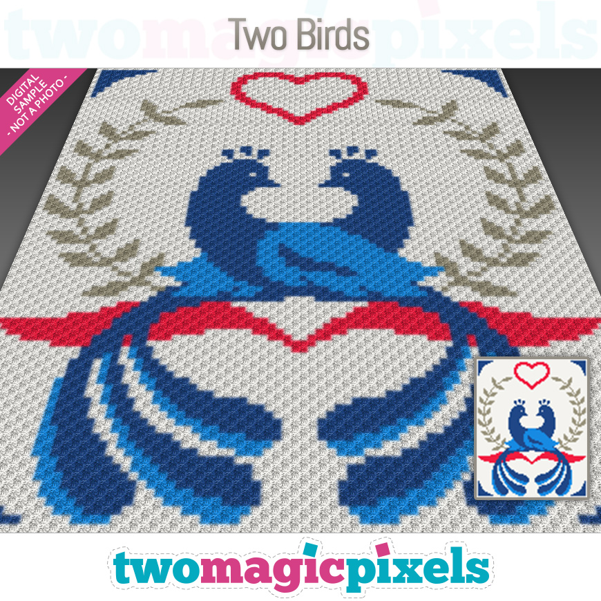 Two Birds by Two Magic Pixels