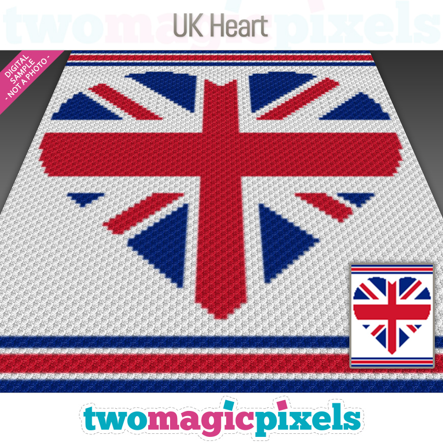 UK Heart by Two Magic Pixels