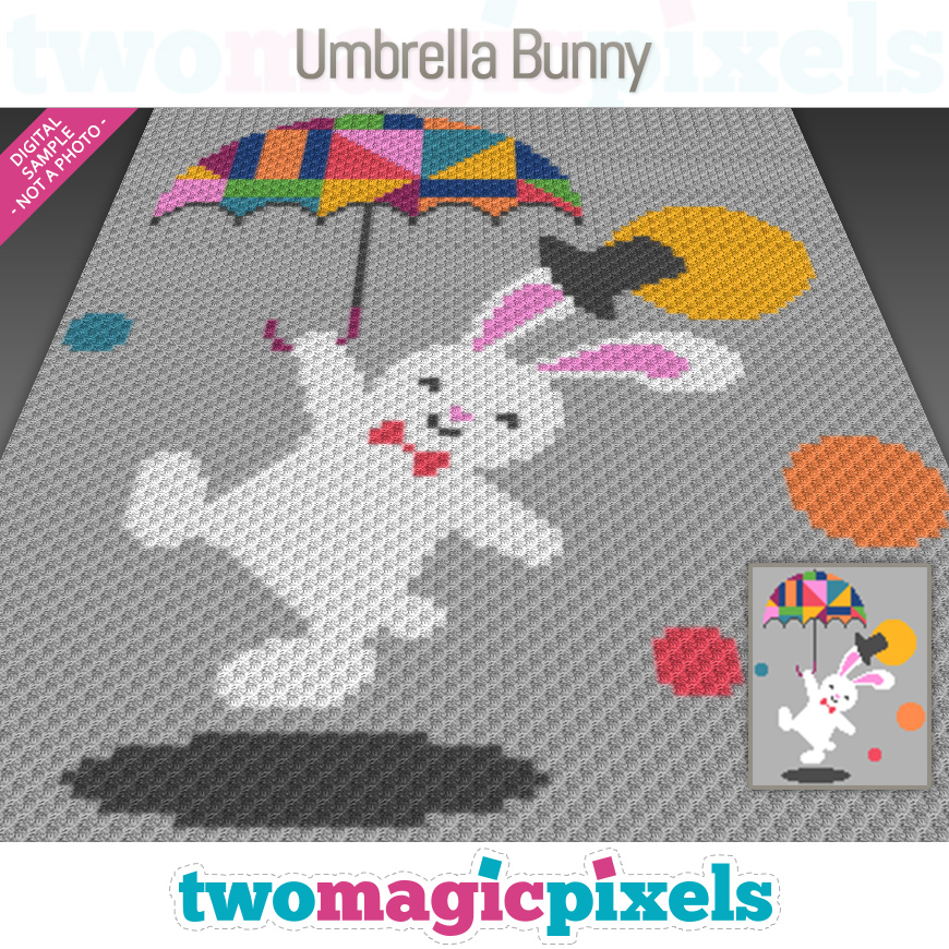 Umbrella Bunny by Two Magic Pixels