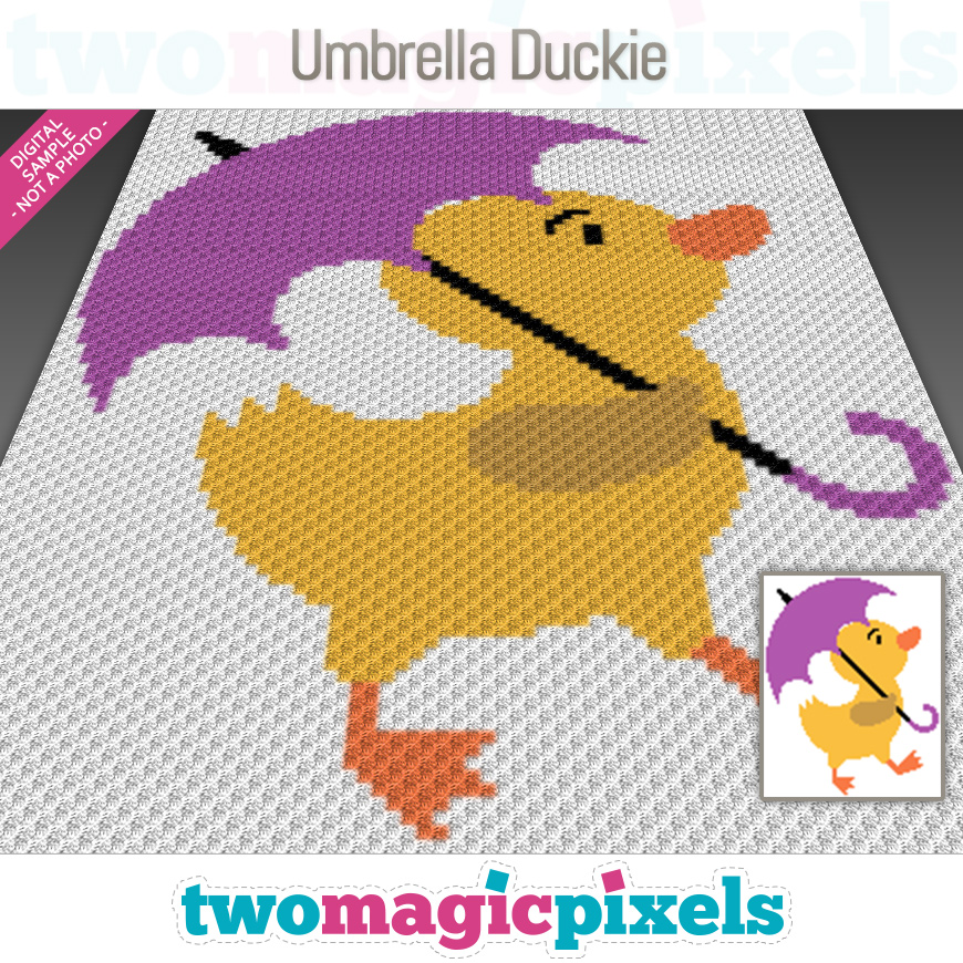 Umbrella Duckie by Two Magic Pixels