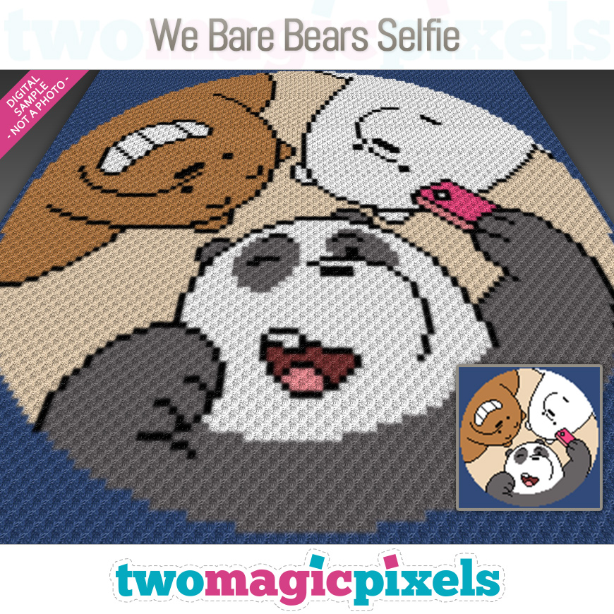 We Bare Bears Selfie by Two Magic Pixels