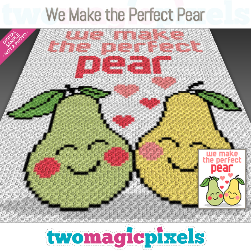 We Make the Perfect Pear by Two Magic Pixels